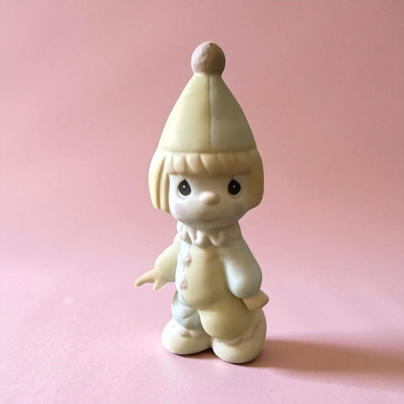 Precious Moments 1985 "Bless the Days of Our Youth" Birthday Train Clown - Picture 2 of 3